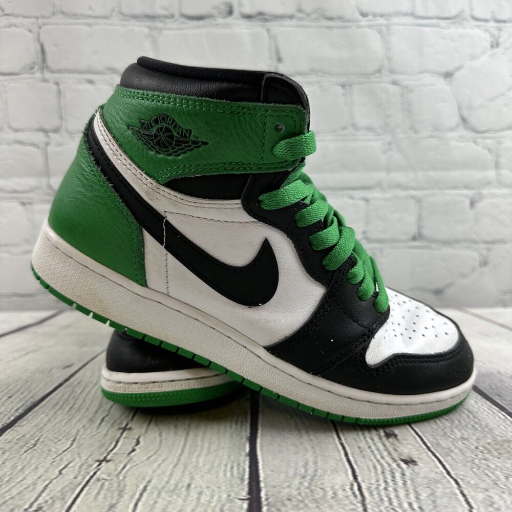 Nike Air Jordan 1‎ Retro High OG GS Lucky Green FD1437-031 Size 5.5Y / 7Wmns